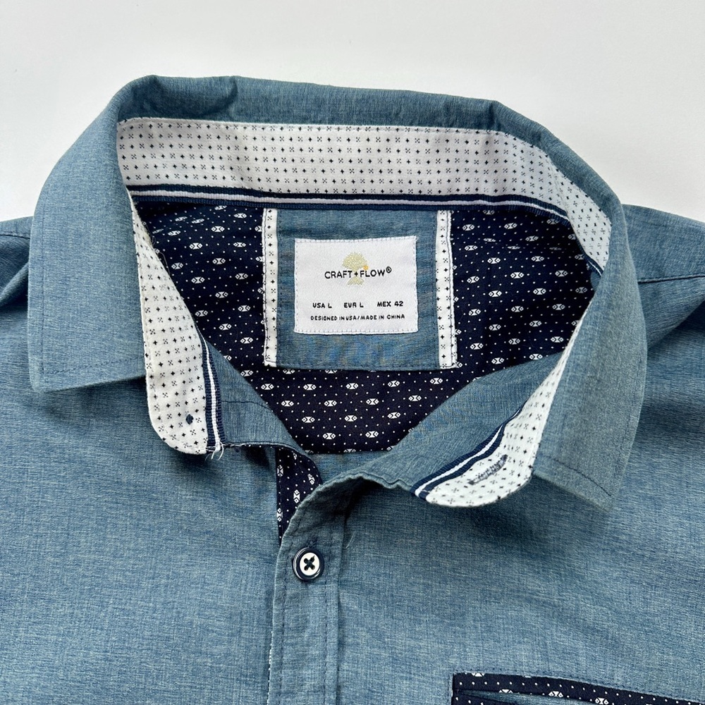 Men’s Craft + Flow Long Sleeved Shirt
Size Large​​ - Picture 6 of 7